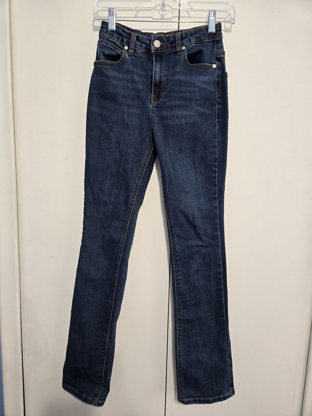 OAT New York Bootcut‎ Jeans Size 0/25 Dark Wash Stretch Denim
